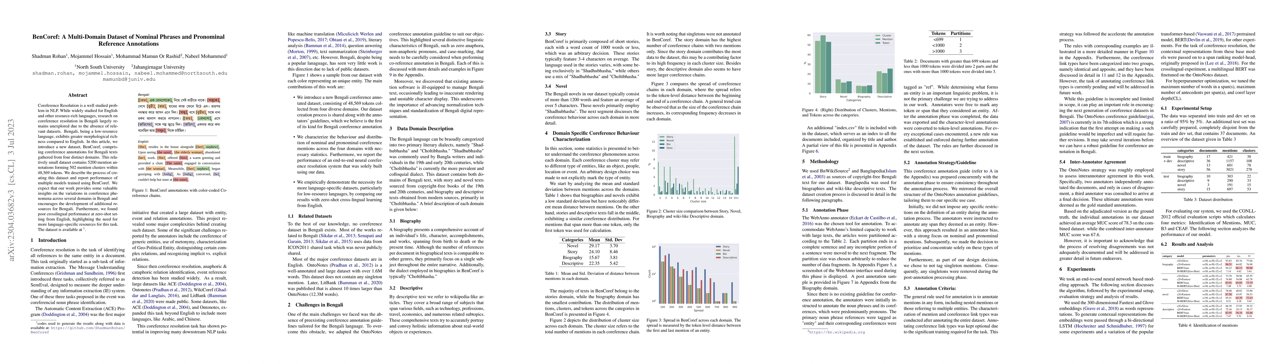 Thumbnail for BenCoref: A Multi-Domain Dataset of Nominal Phrases and Pronominal
  Reference Annotations