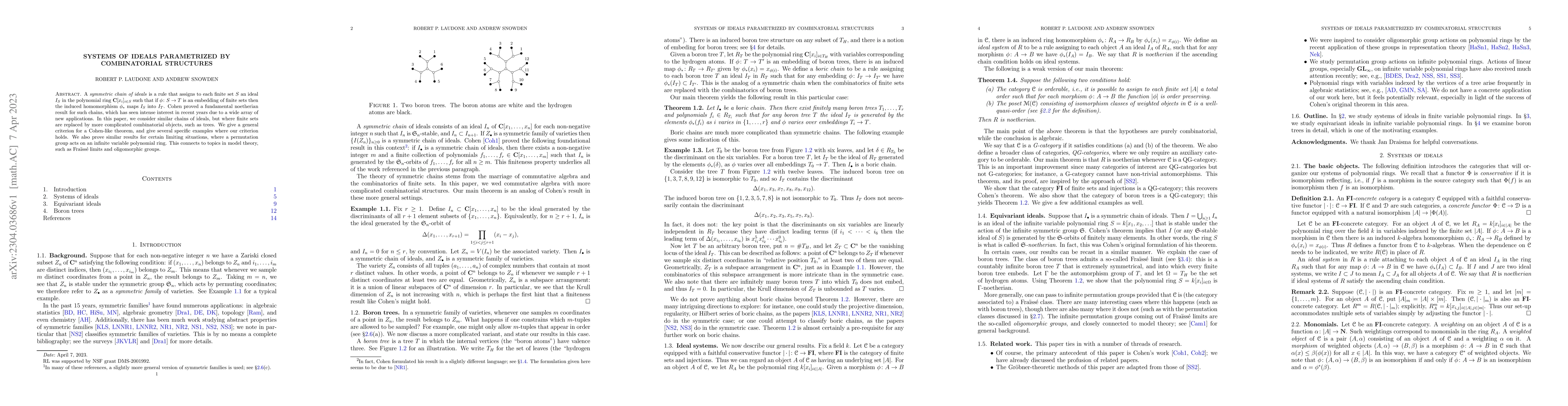 Thumbnail for Systems of ideals parametrized by combinatorial structures