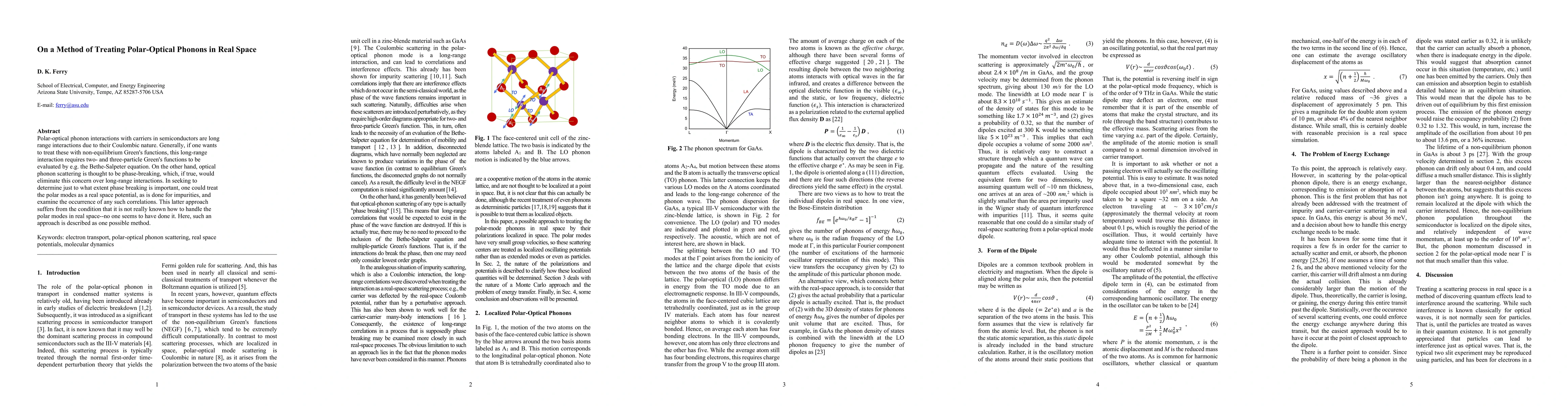 Thumbnail for On a Method of Treating Polar-Optical Phonons in Real Space