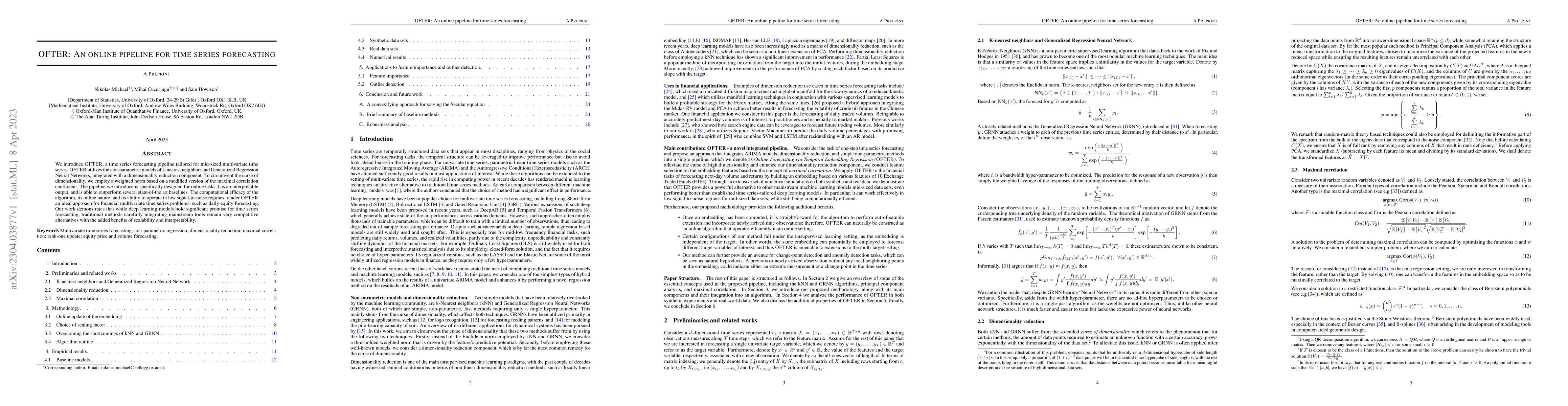 Thumbnail for OFTER: An Online Pipeline for Time Series Forecasting