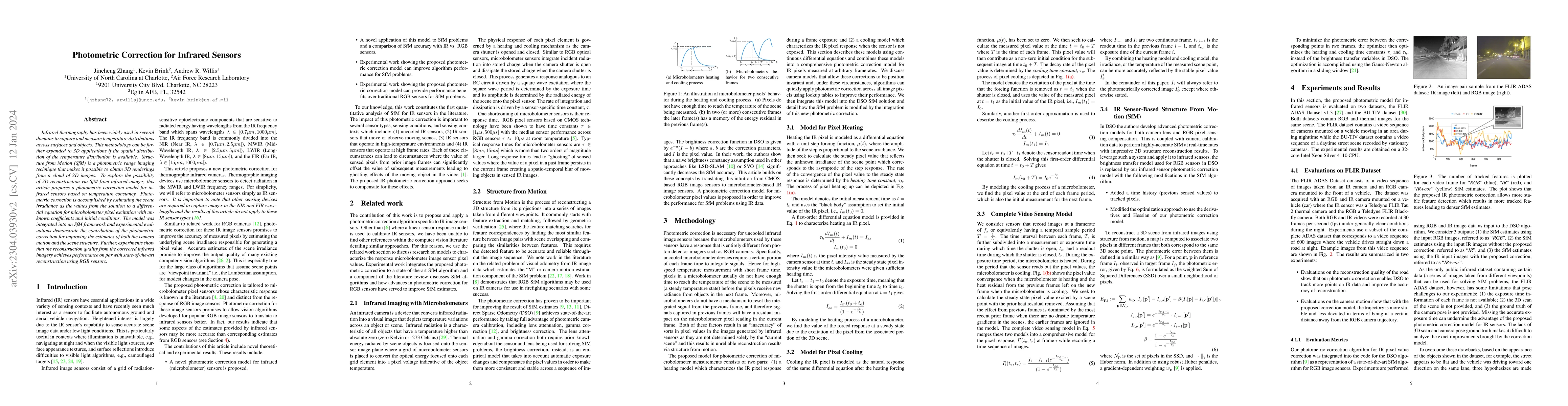 Thumbnail for Photometric Correction for Infrared Sensors