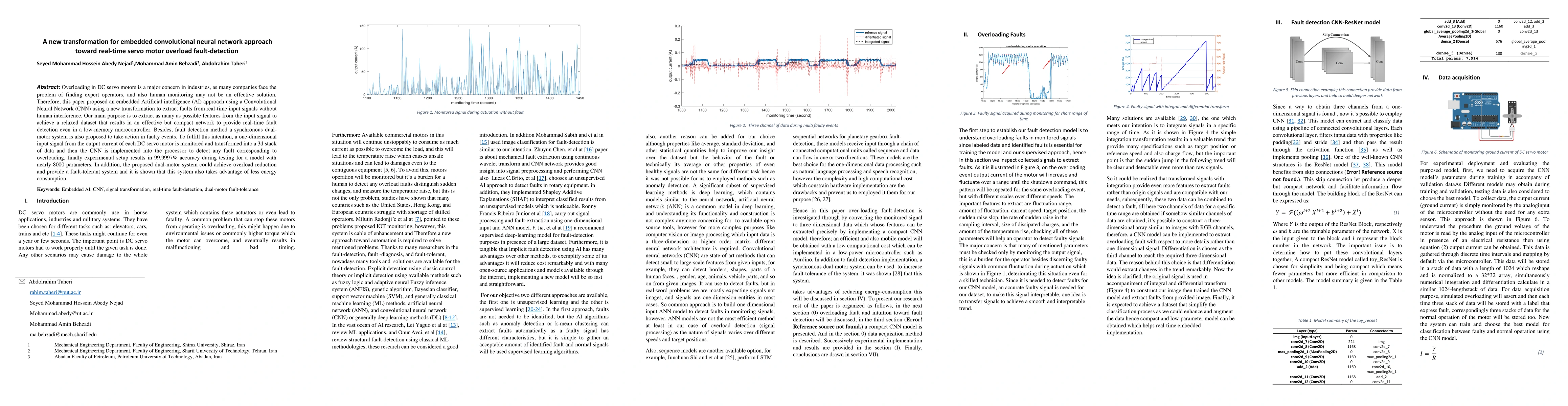 Thumbnail for A new transformation for embedded convolutional neural network approach
  toward real-time servo motor overload fault-detection