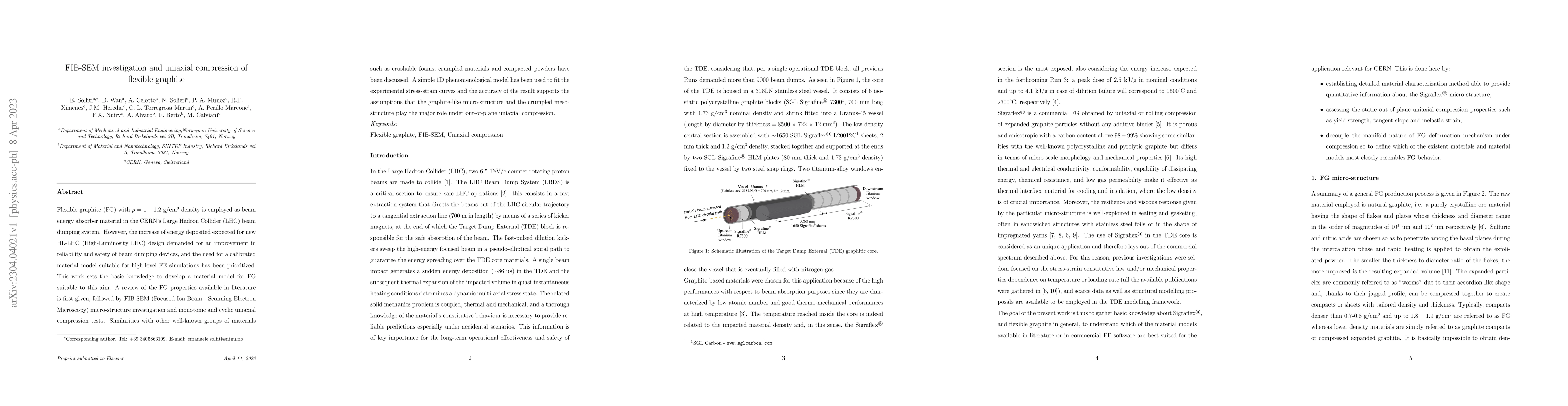 Thumbnail for FIB-SEM investigation and uniaxial compression of flexible graphite