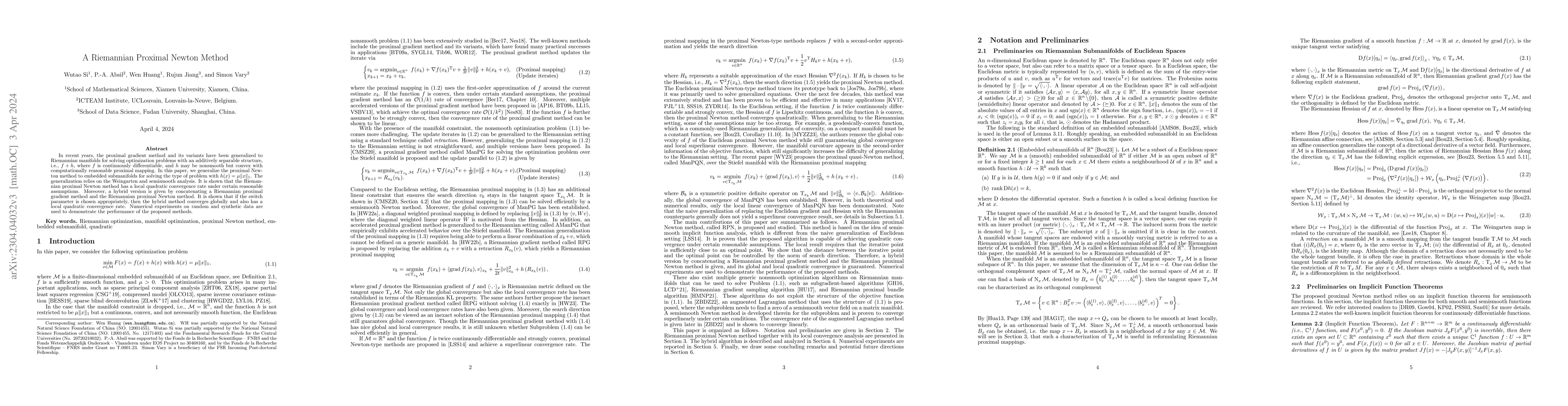 Thumbnail for A Riemannian Proximal Newton Method