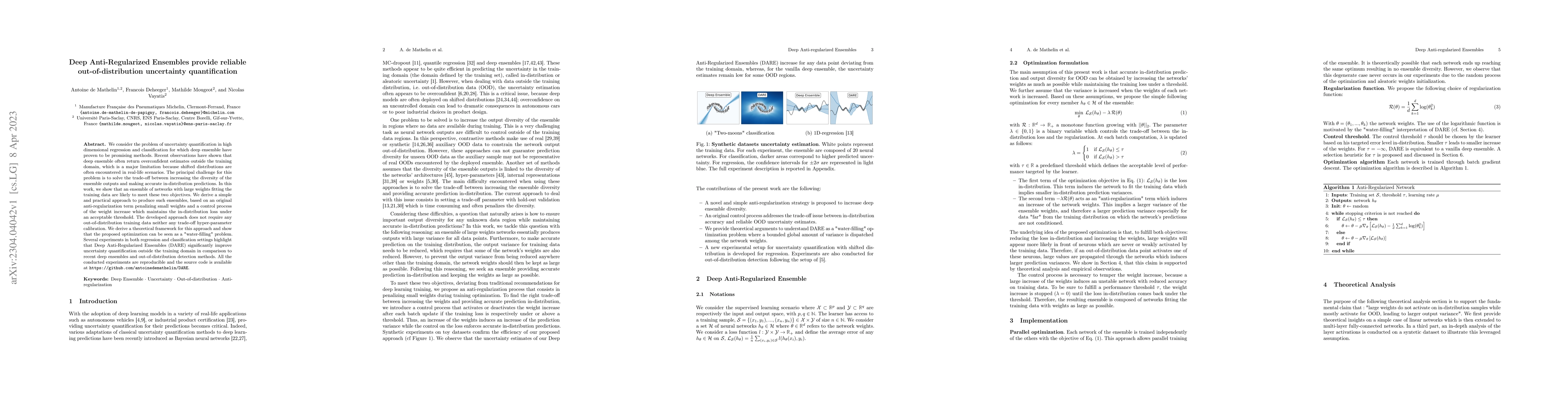 Thumbnail for Deep Anti-Regularized Ensembles provide reliable out-of-distribution
  uncertainty quantification