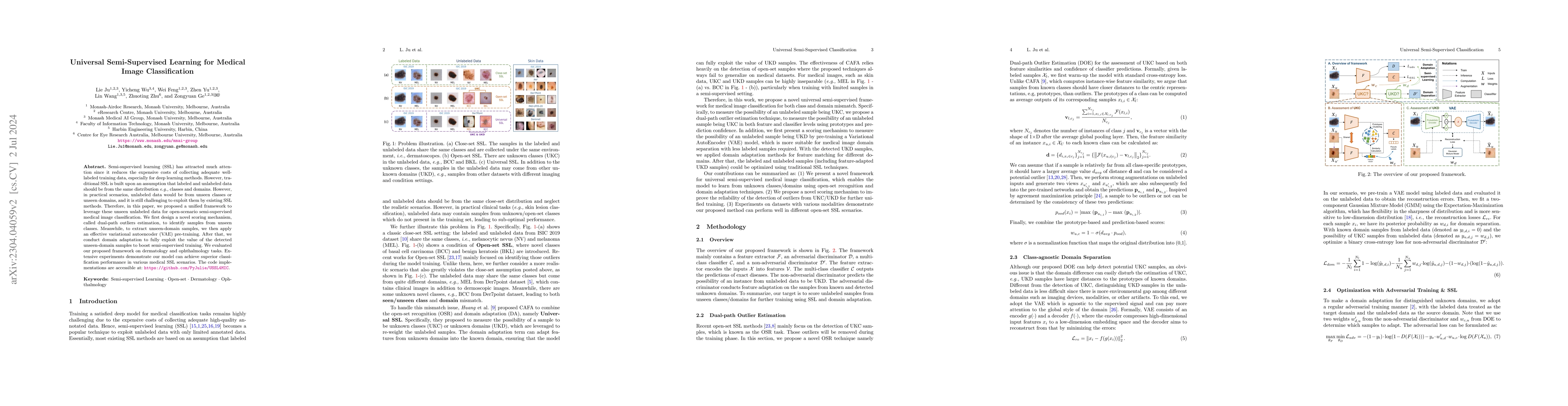 Thumbnail for Universal Semi-Supervised Learning for Medical Image Classification