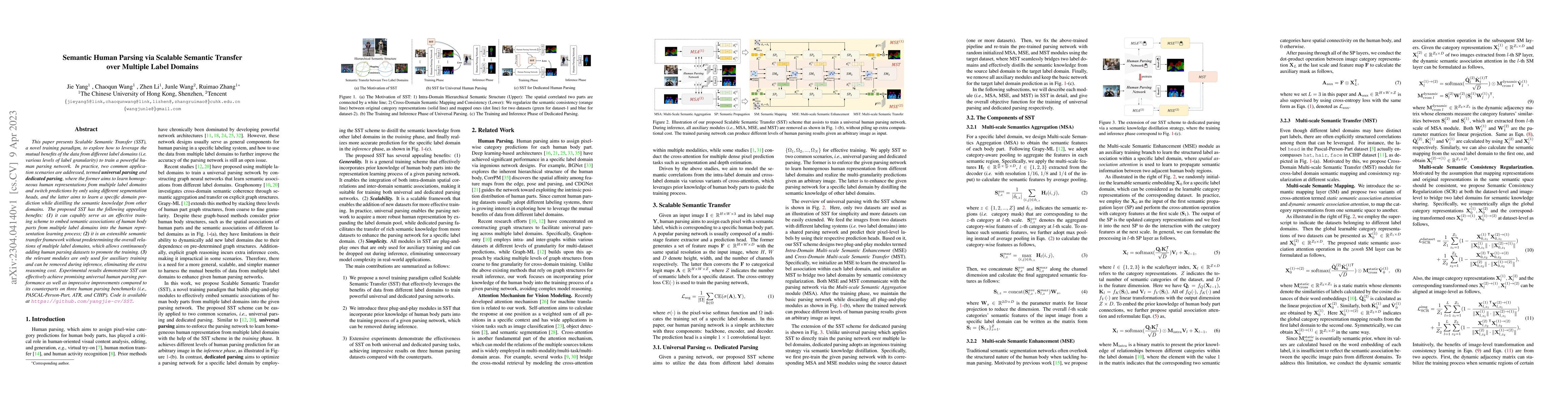 Thumbnail for Semantic Human Parsing via Scalable Semantic Transfer over Multiple
  Label Domains