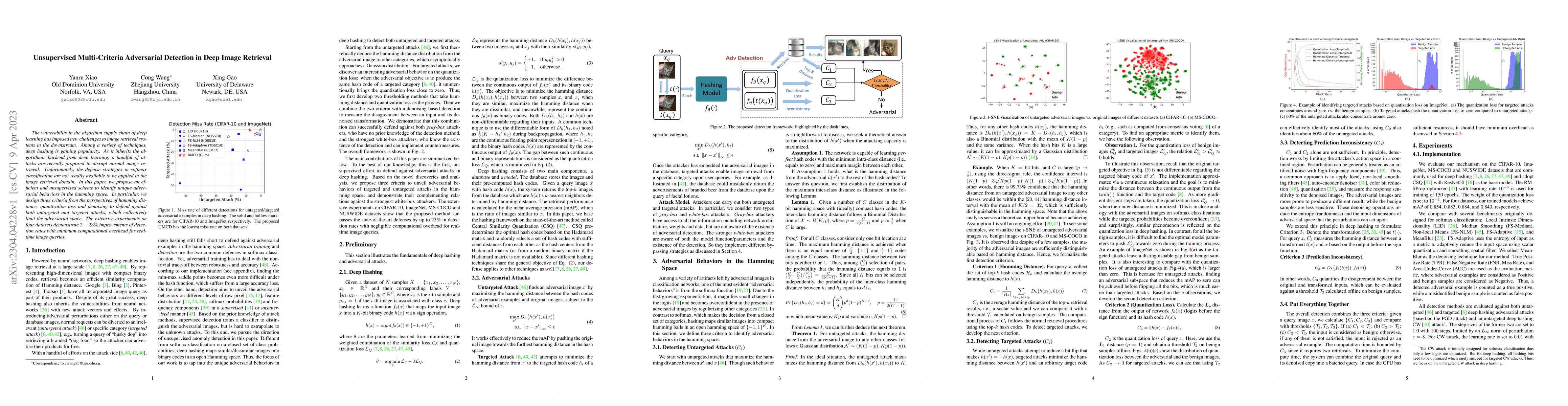 Thumbnail for Unsupervised Multi-Criteria Adversarial Detection in Deep Image
  Retrieval