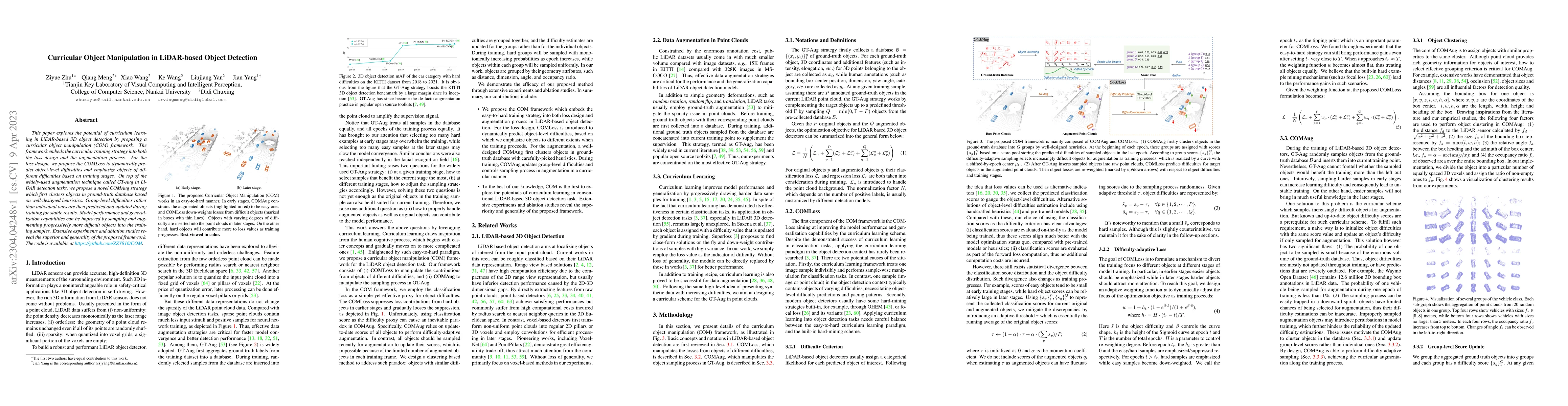 Thumbnail for Curricular Object Manipulation in LiDAR-based Object Detection
