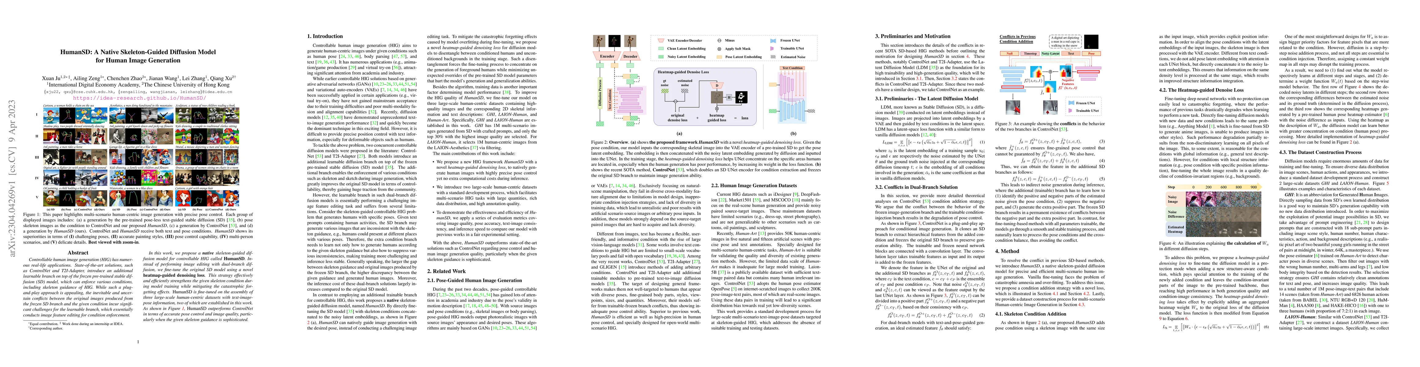 Thumbnail for HumanSD: A Native Skeleton-Guided Diffusion Model for Human Image
  Generation
