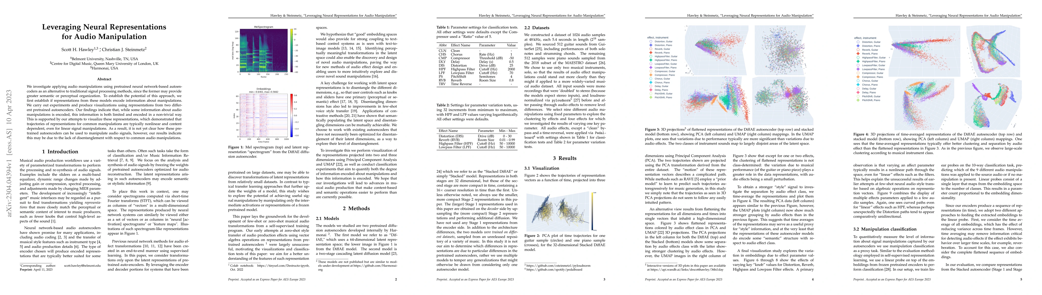 Thumbnail for Leveraging Neural Representations for Audio Manipulation