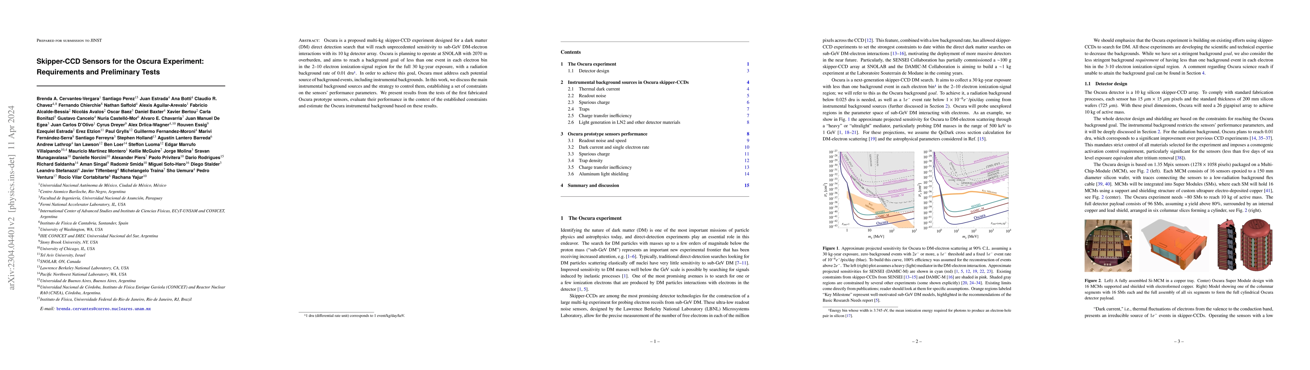 Thumbnail for Skipper-CCD Sensors for the Oscura Experiment: Requirements and
  Preliminary Tests