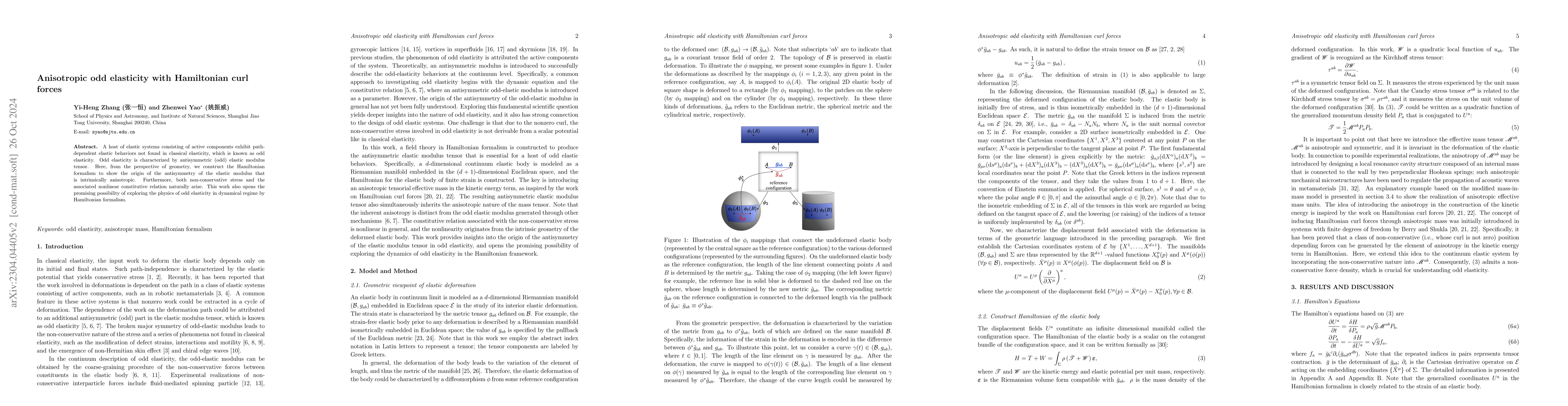 Thumbnail for Odd elasticity in Hamiltonian formalism
