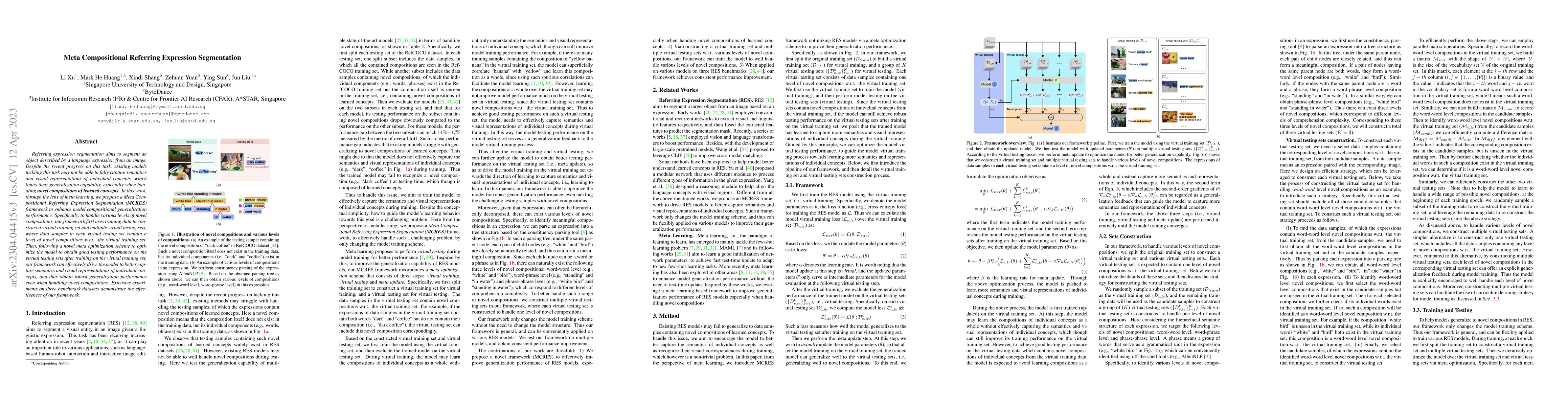 Thumbnail for Meta Compositional Referring Expression Segmentation