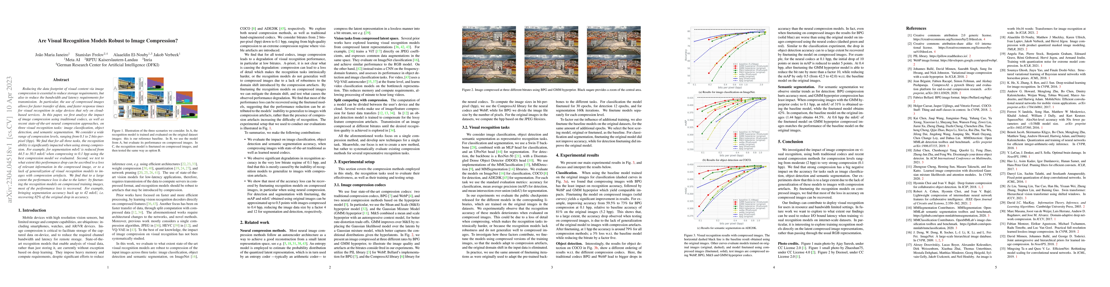 Thumbnail for Are Visual Recognition Models Robust to Image Compression?