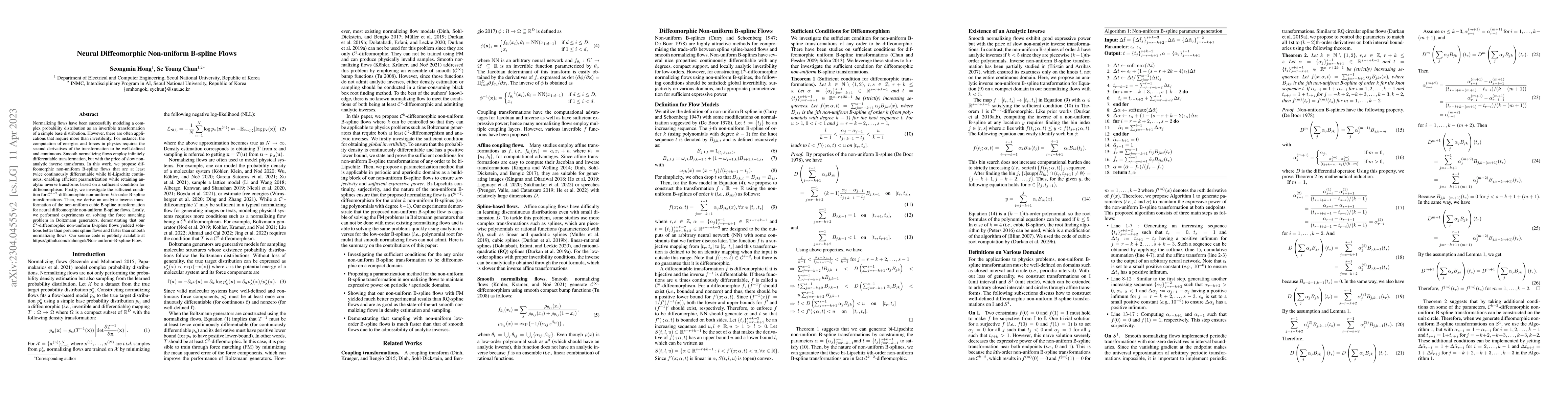 Thumbnail for Neural Diffeomorphic Non-uniform B-spline Flows