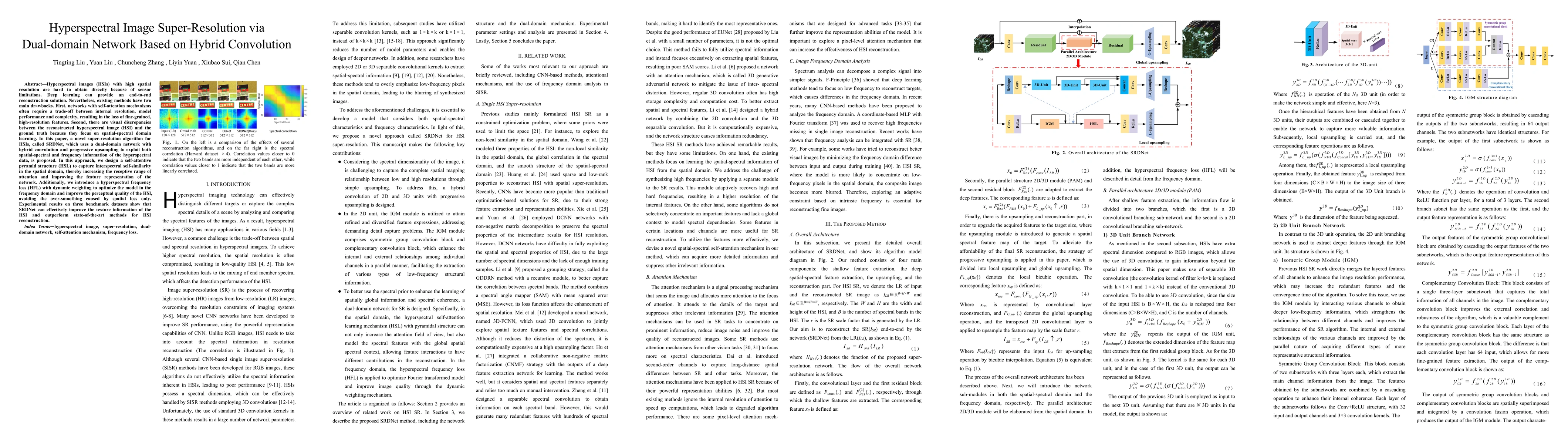 Thumbnail for Hyperspectral Image Super-Resolution via Dual-domain Network Based on
  Hybrid Convolution