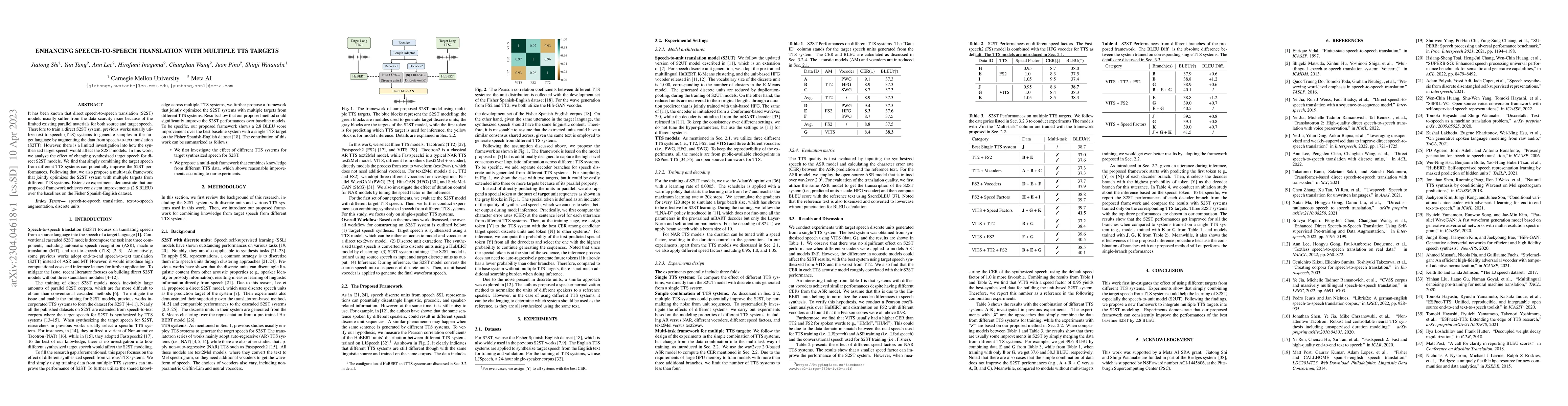Thumbnail for Enhancing Speech-to-Speech Translation with Multiple TTS Targets