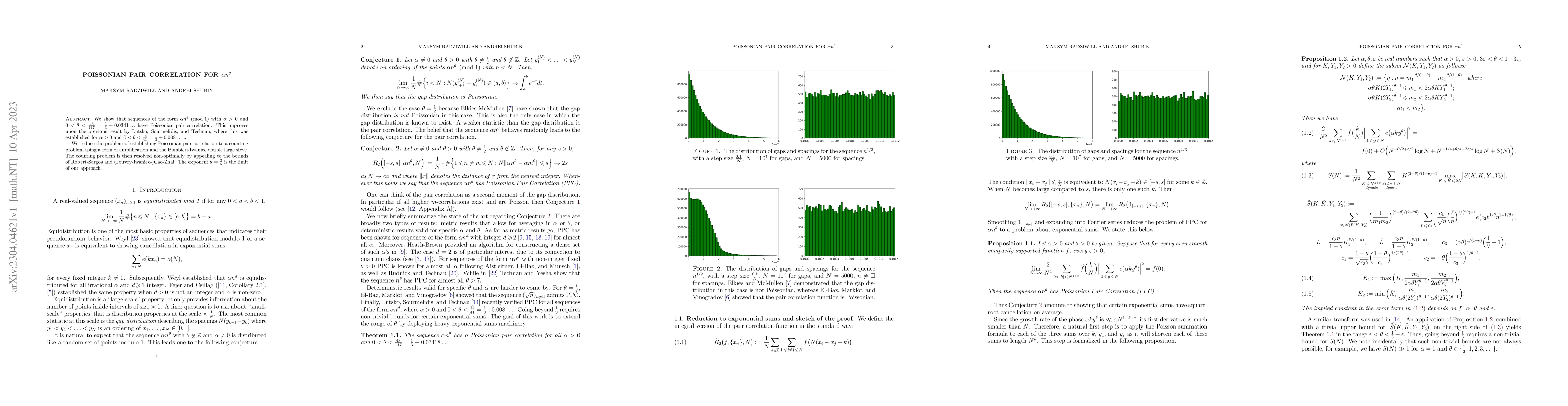 Thumbnail for Poissonian pair correlation for $\alpha n^{\theta}$