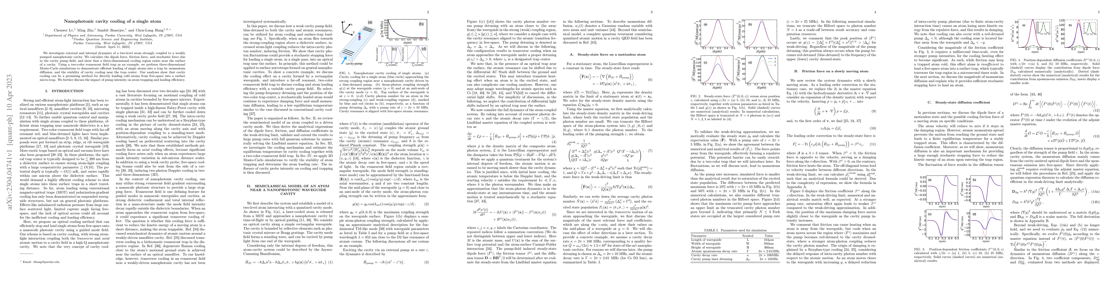 Thumbnail for Nanophotonic cavity cooling of a single atom