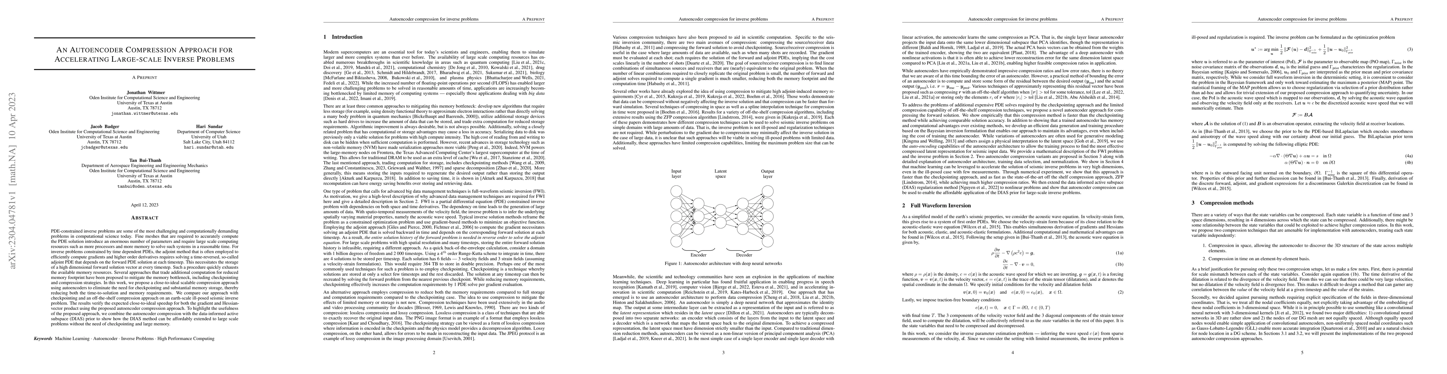 Thumbnail for An autoencoder compression approach for accelerating large-scale inverse
  problems