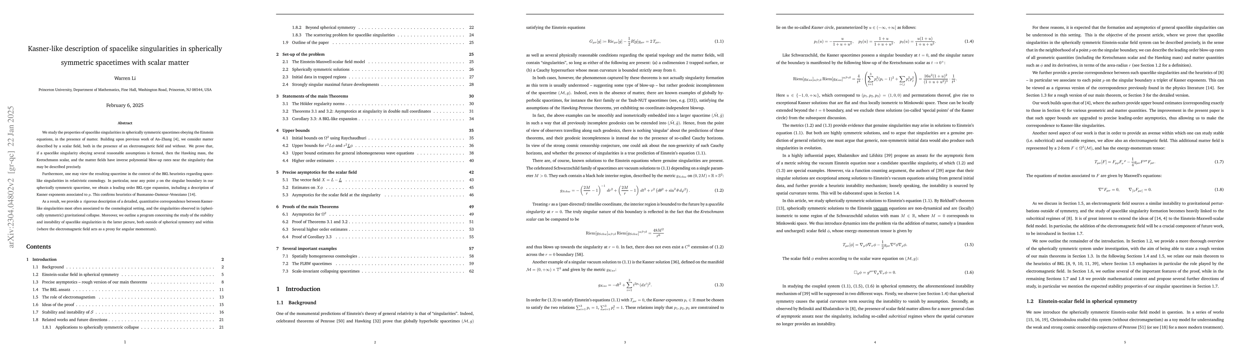 Thumbnail for Kasner-like description of spacelike singularities in spherically
  symmetric spacetimes with scalar matter