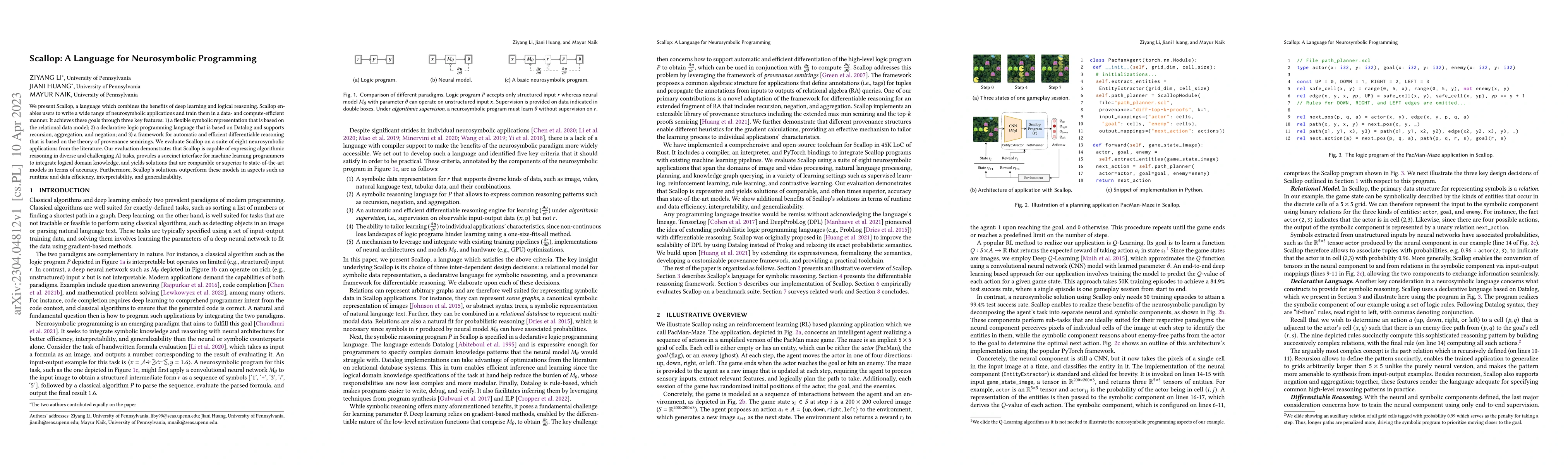 Thumbnail for Scallop: A Language for Neurosymbolic Programming