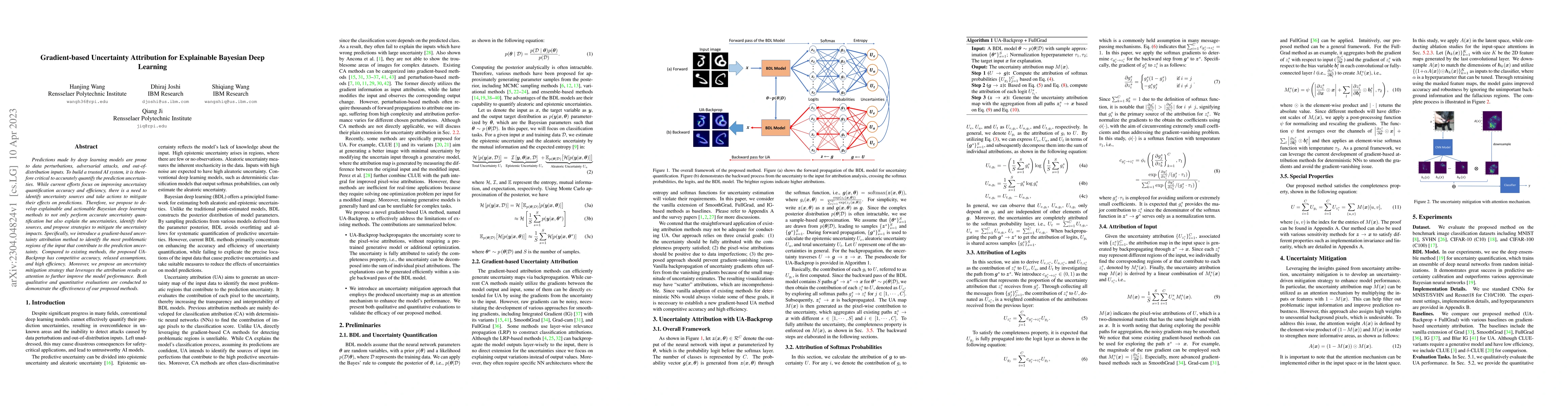 Thumbnail for Gradient-based Uncertainty Attribution for Explainable Bayesian Deep
  Learning