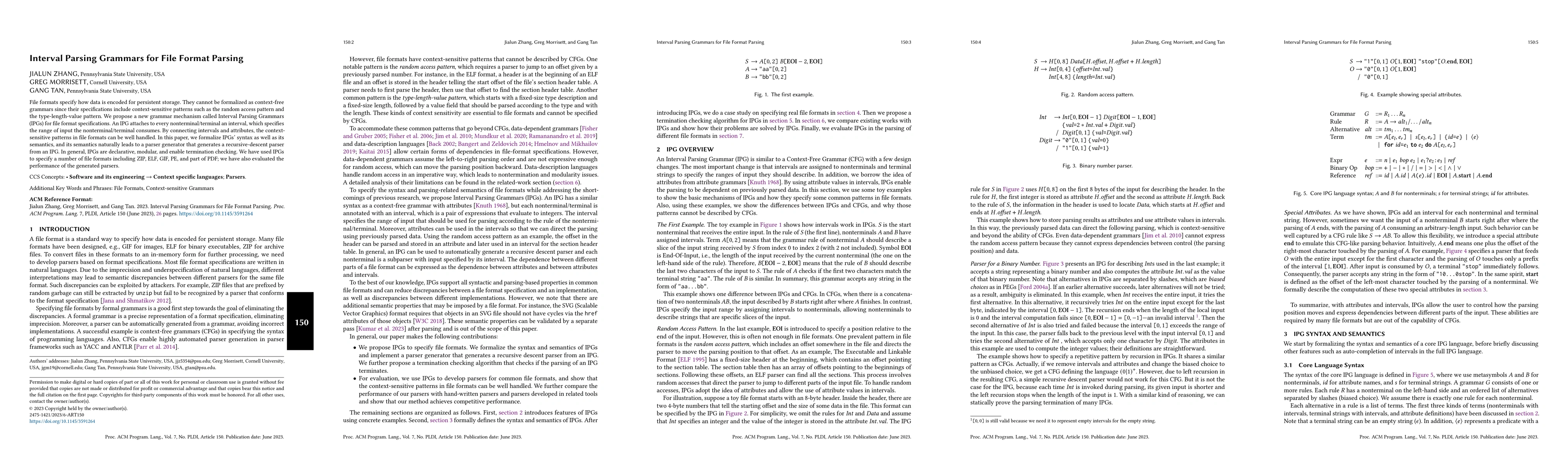 Thumbnail for Interval Parsing Grammars for File Format Parsing