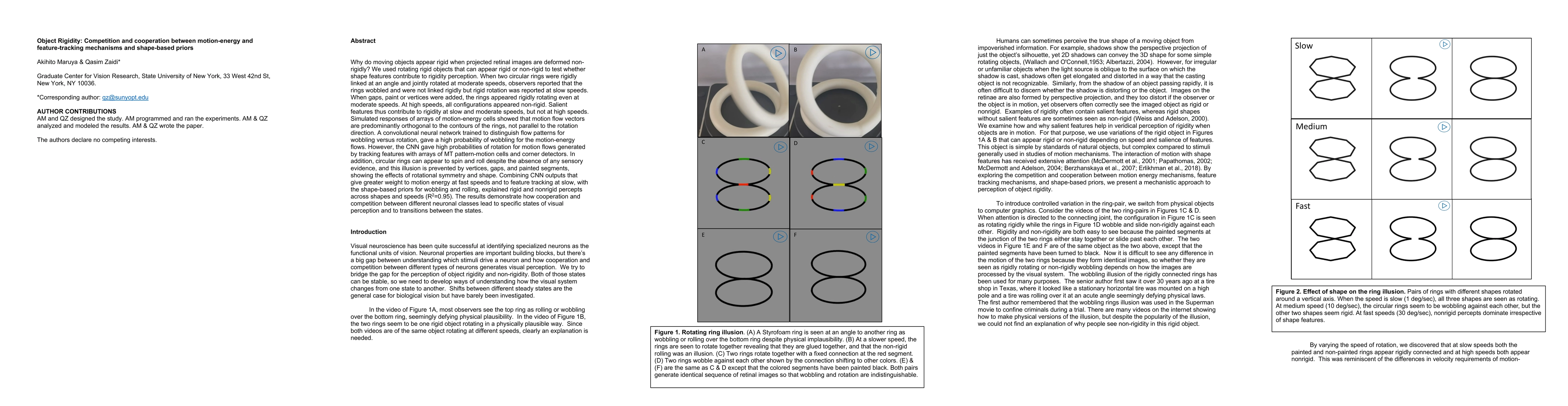Thumbnail for Object Rigidity: Competition and cooperation between motion-energy and
  feature-tracking mechanisms and shape-based priors