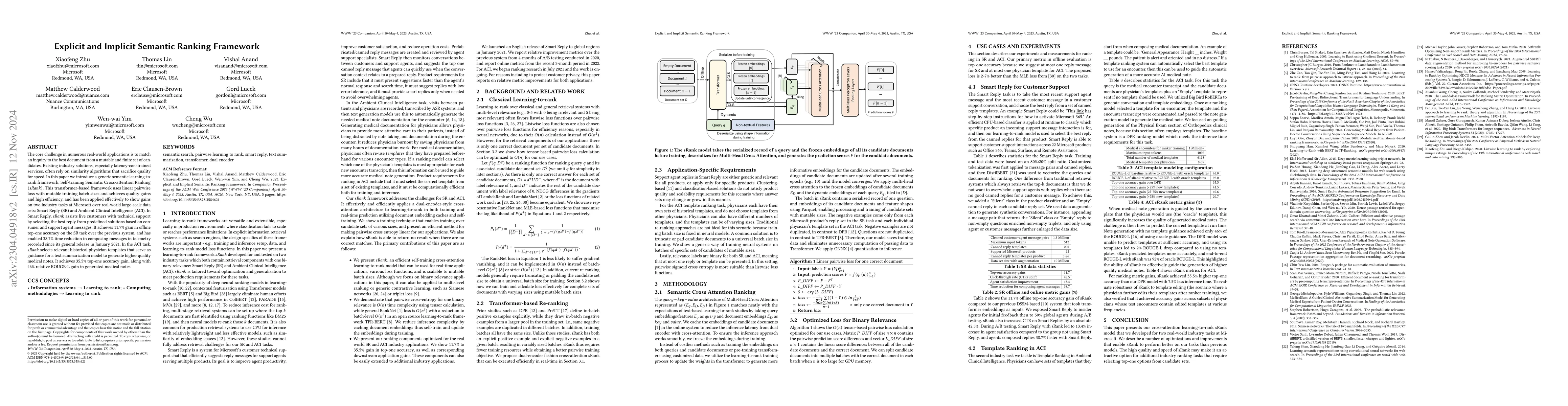 Thumbnail for Explicit and Implicit Semantic Ranking Framework