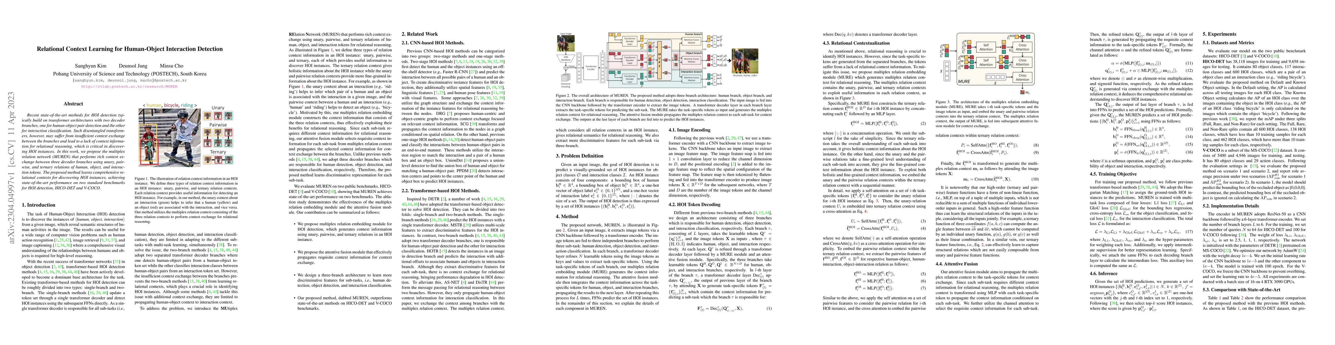 Thumbnail for Relational Context Learning for Human-Object Interaction Detection