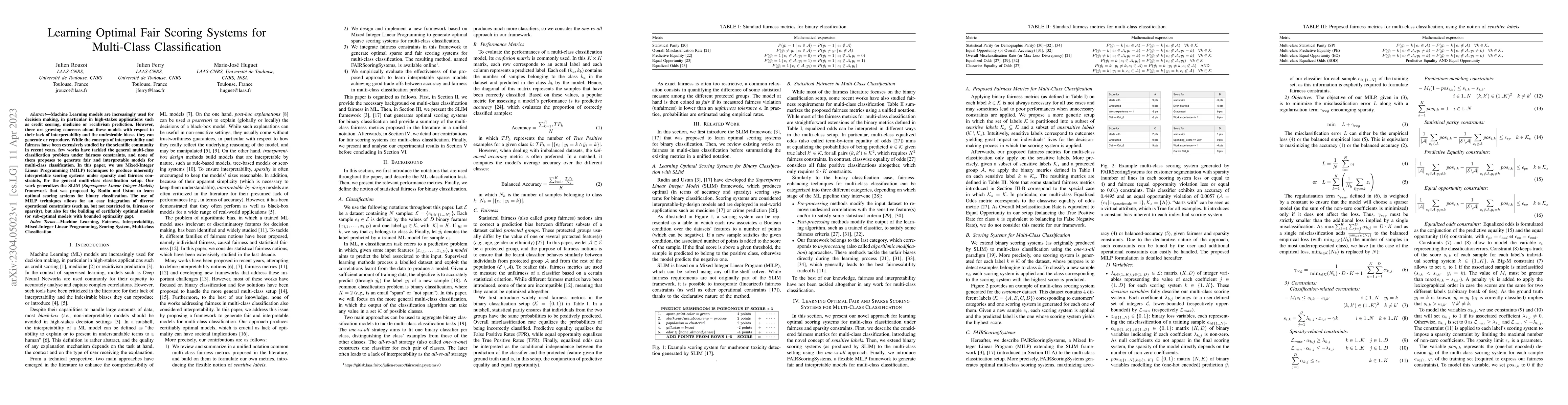 Thumbnail for Learning Optimal Fair Scoring Systems for Multi-Class Classification