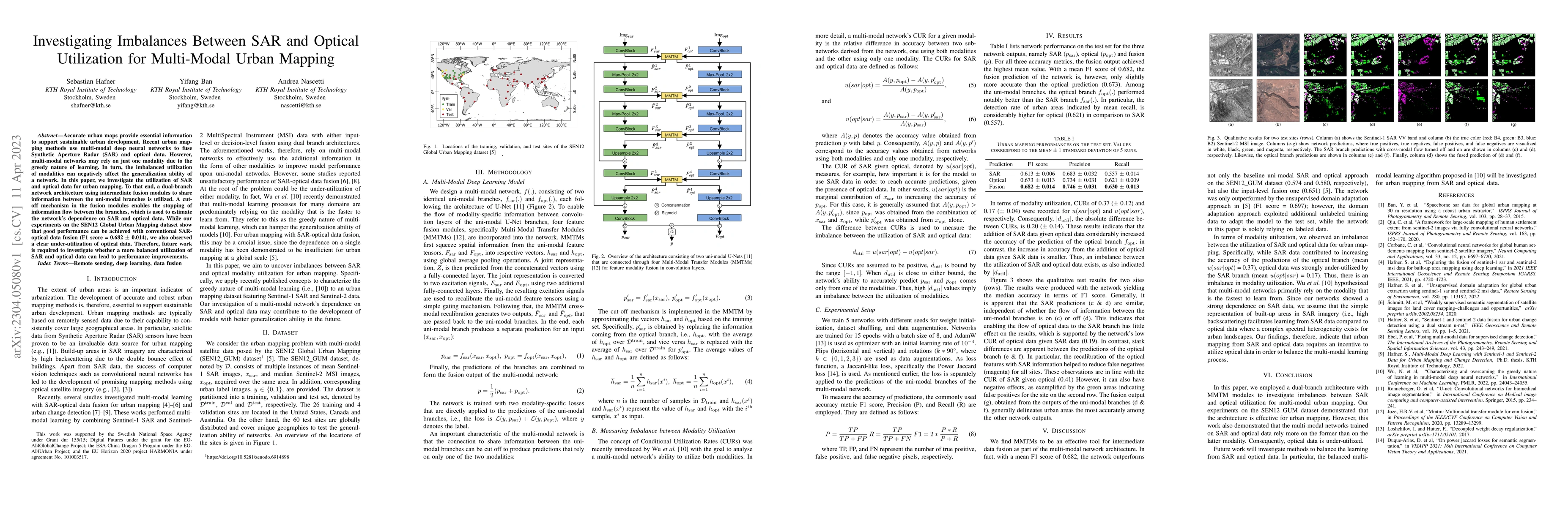 Thumbnail for Investigating Imbalances Between SAR and Optical Utilization for
  Multi-Modal Urban Mapping
