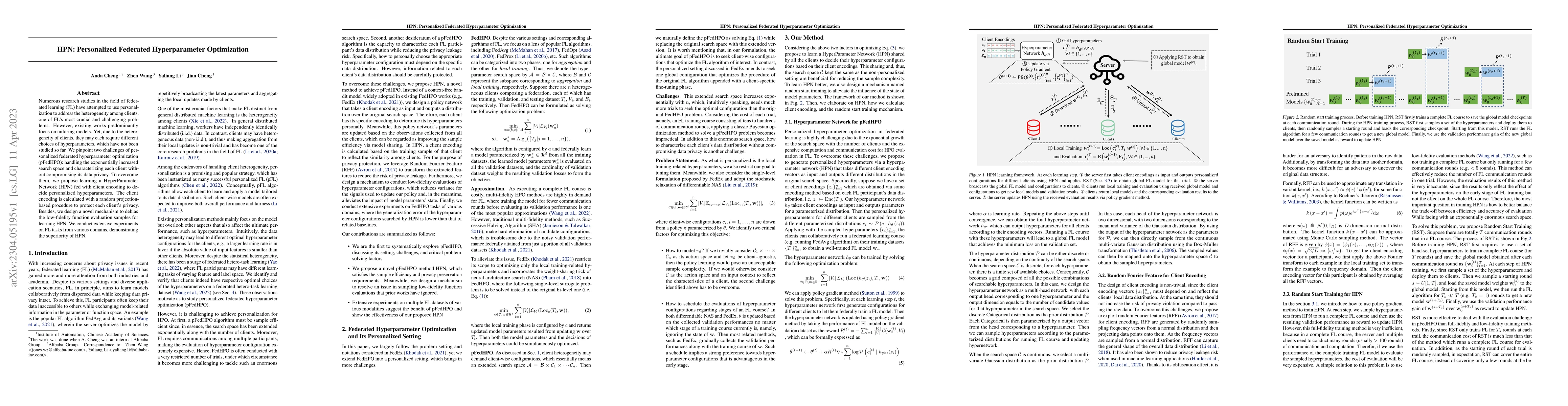 Thumbnail for HPN: Personalized Federated Hyperparameter Optimization