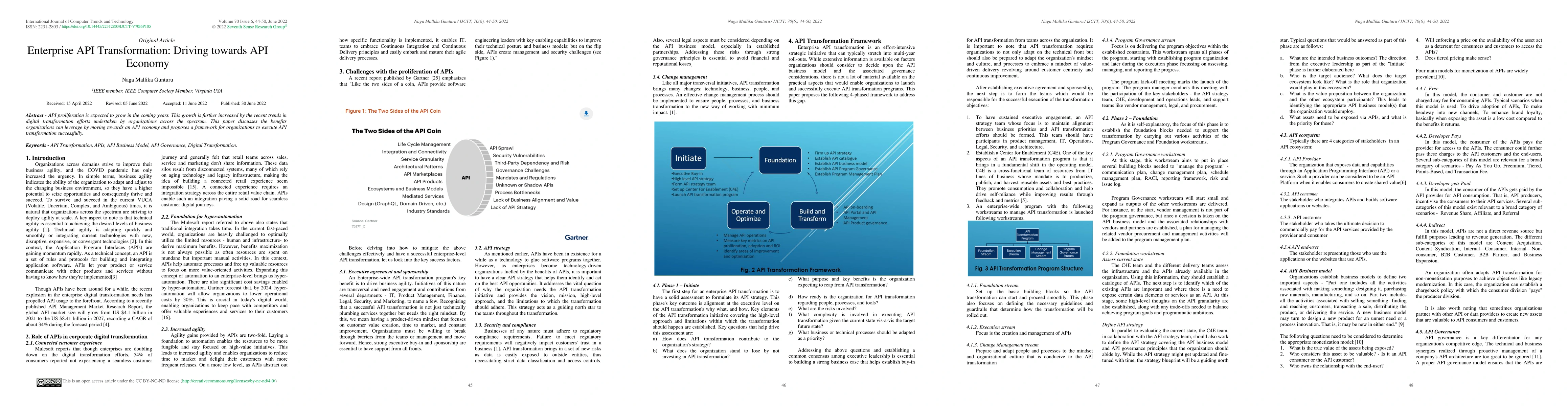 Thumbnail for Enterprise API Transformation: Driving towards API Economy