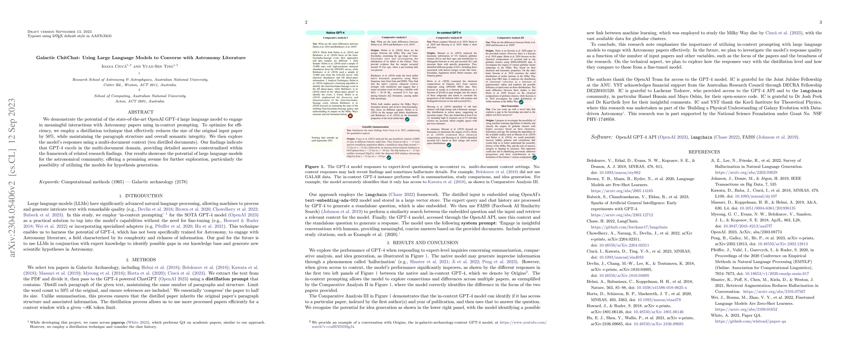 Thumbnail for Galactic ChitChat: Using Large Language Models to Converse with
  Astronomy Literature
