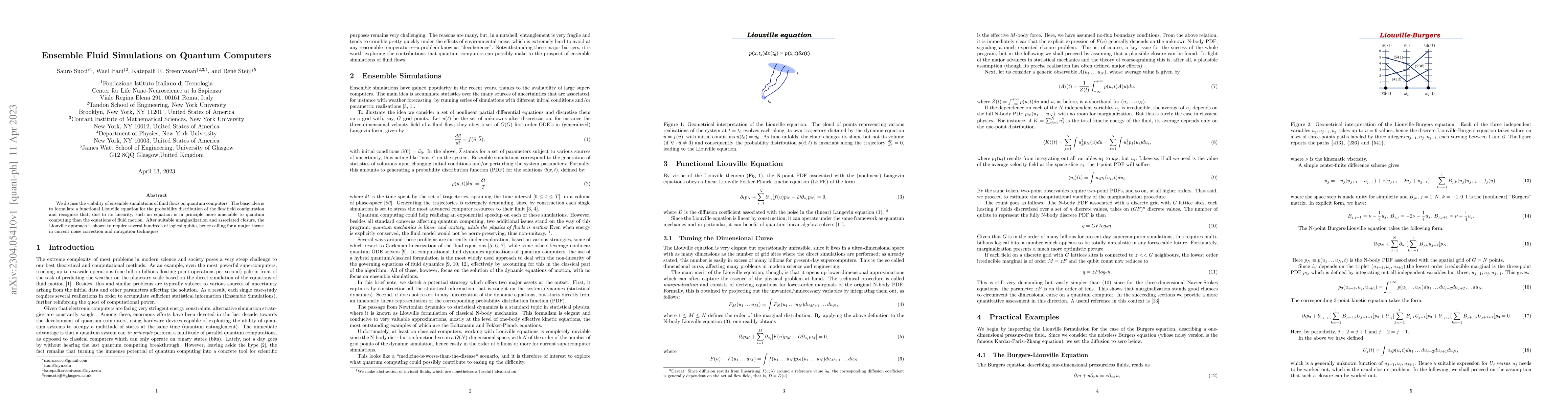 Thumbnail for Ensemble Fluid Simulations on Quantum Computers