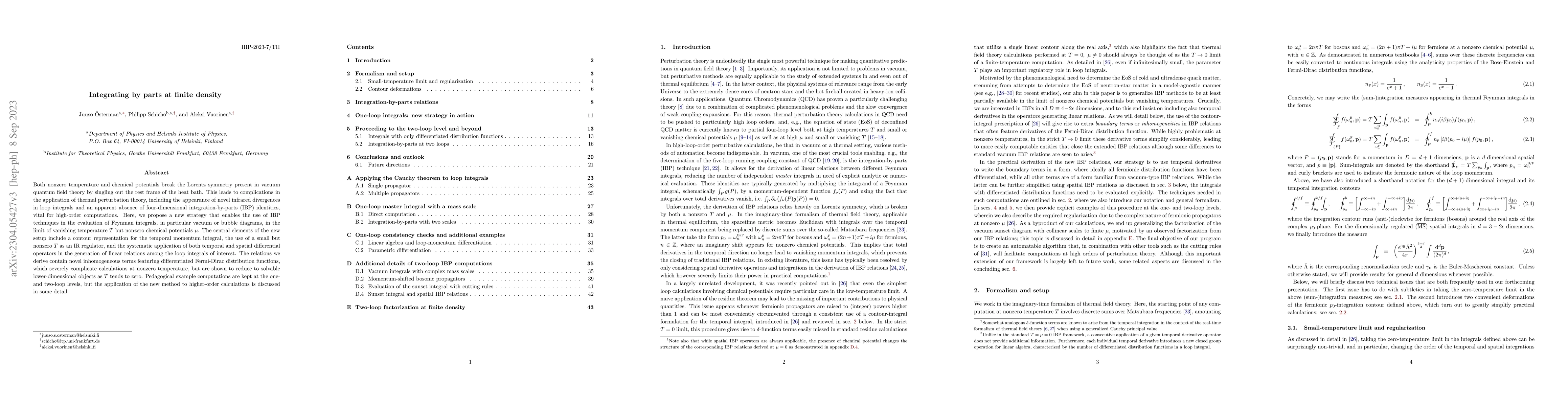 Thumbnail for Integrating by parts at finite density