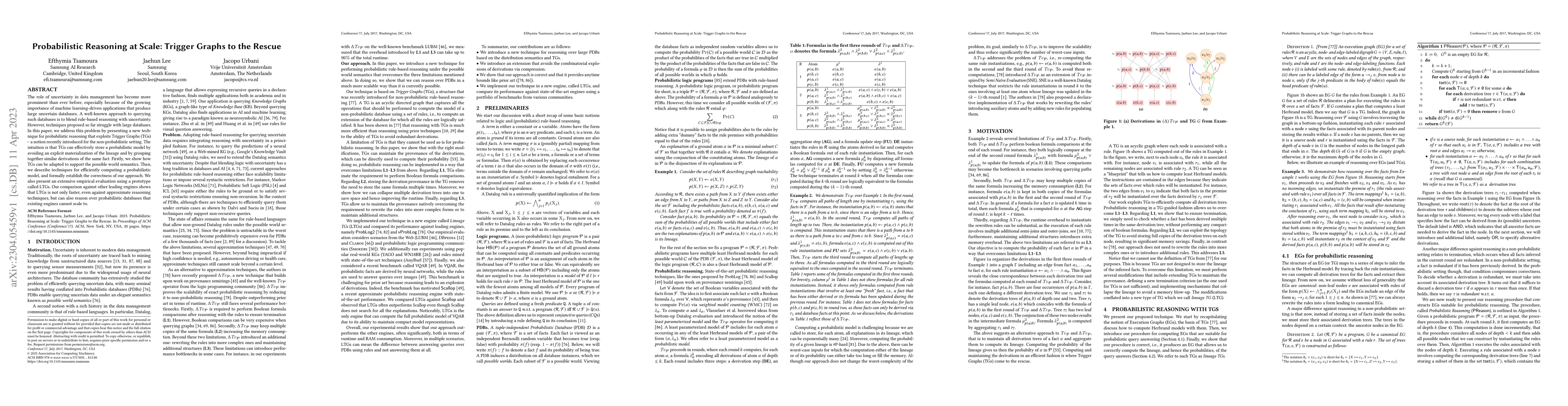 Thumbnail for Probabilistic Reasoning at Scale: Trigger Graphs to the Rescue