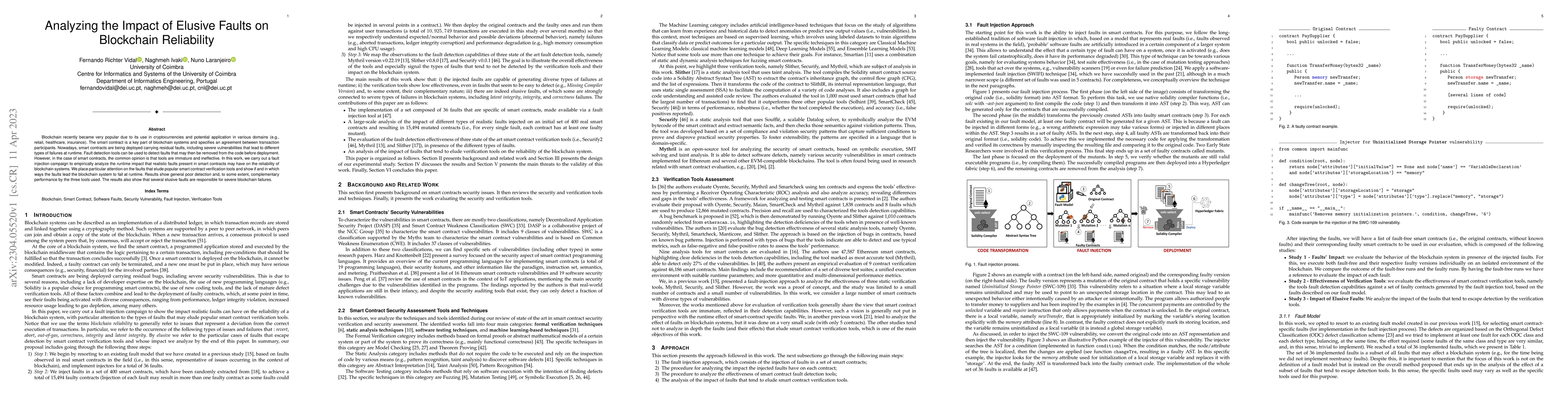 Thumbnail for Analyzing the Impact of Elusive Faults on Blockchain Reliability