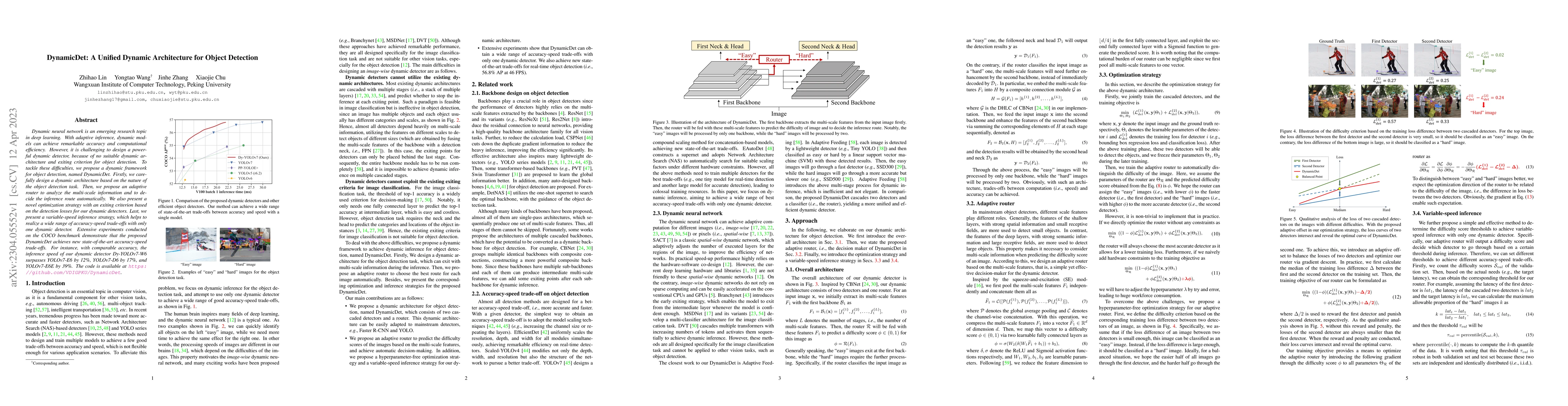 Thumbnail for DynamicDet: A Unified Dynamic Architecture for Object Detection