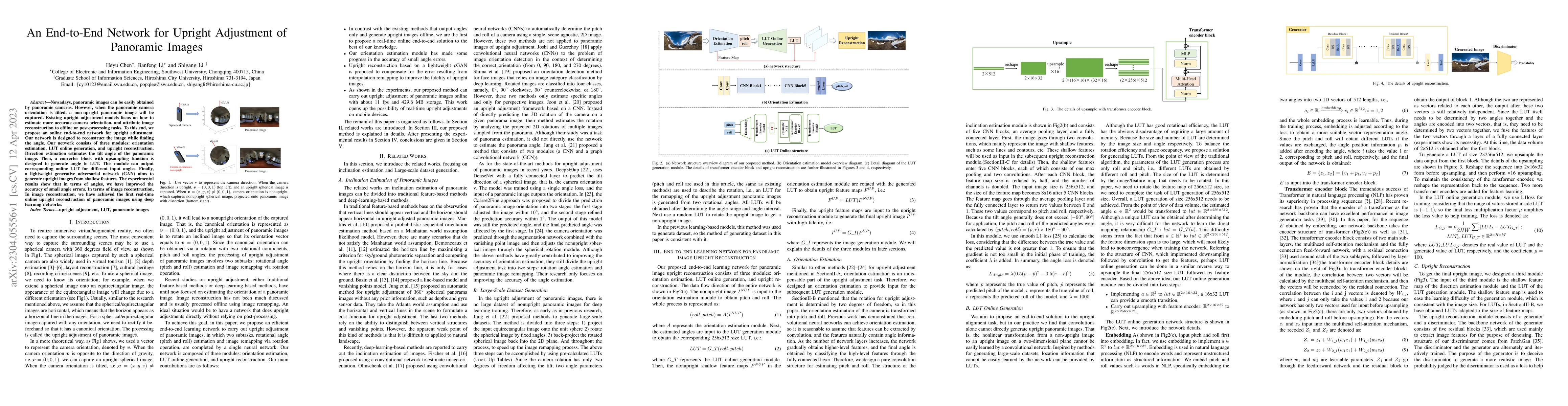 Thumbnail for An End-to-End Network for Upright Adjustment of Panoramic Images
