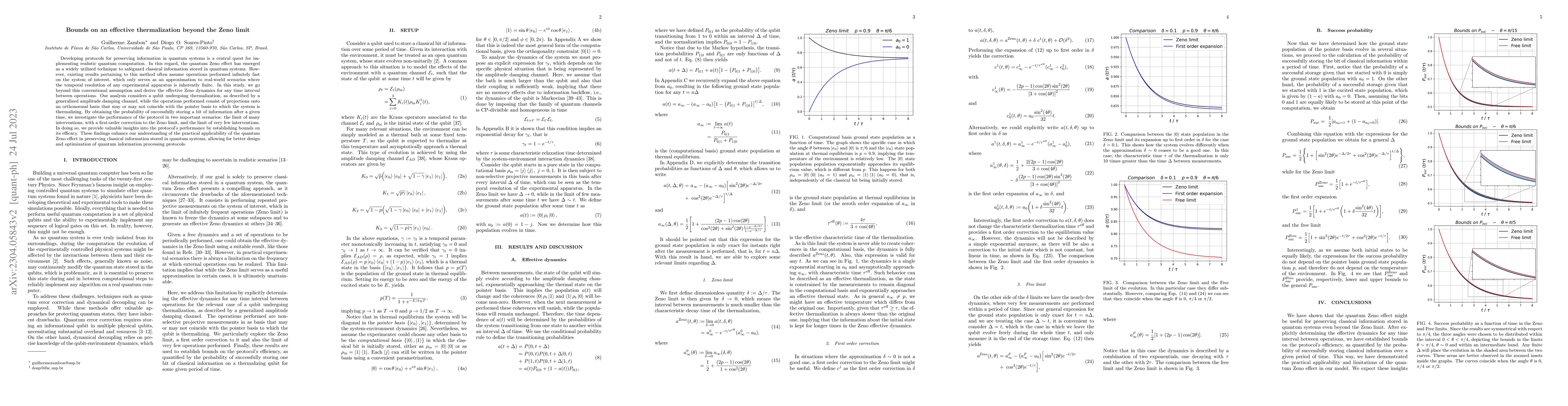 Thumbnail for Bounds on an effective thermalization beyond the Zeno limit