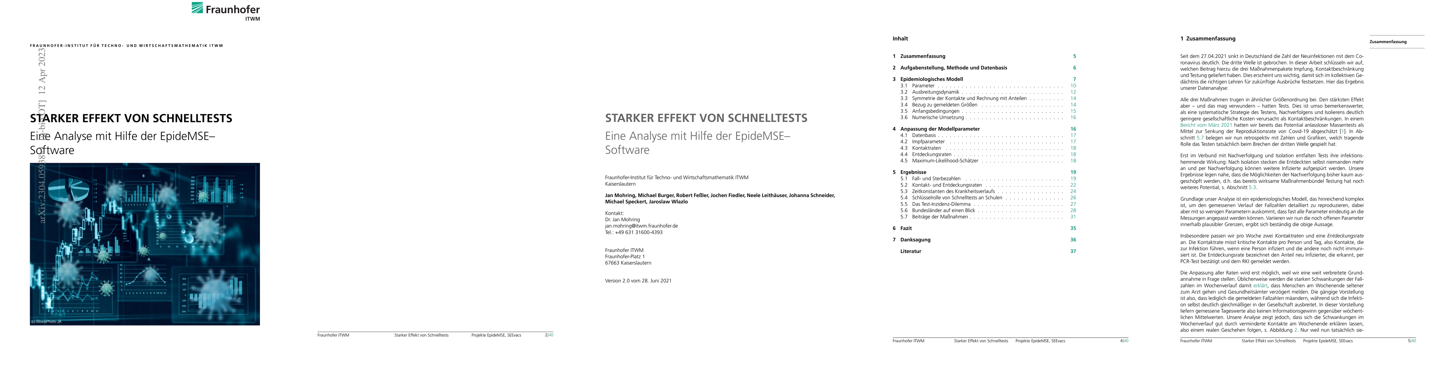Thumbnail for Starker Effekt von Schnelltests (Strong effect of rapid tests)