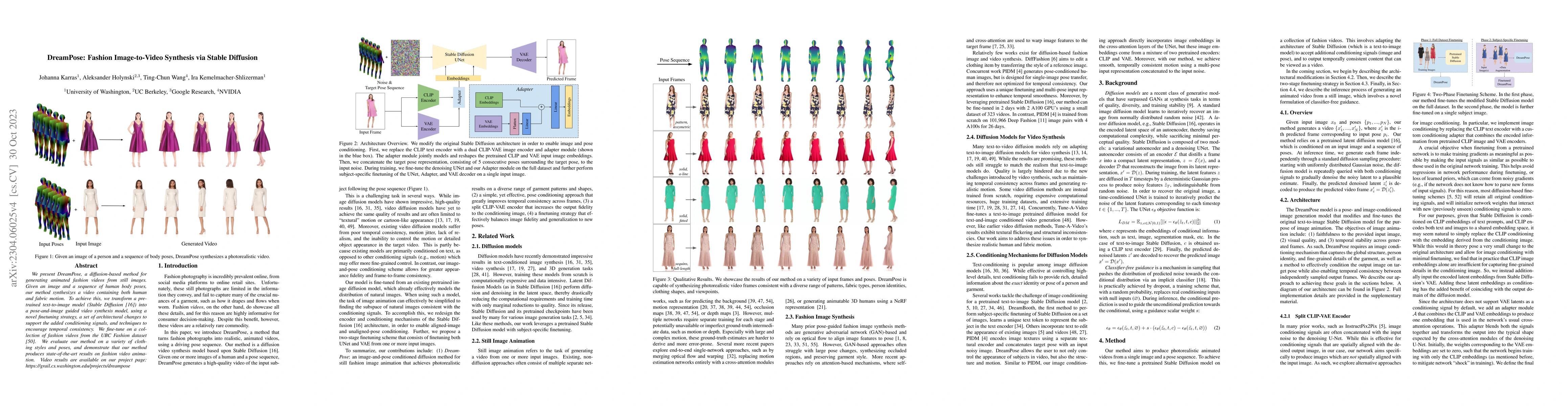 Thumbnail for DreamPose: Fashion Image-to-Video Synthesis via Stable Diffusion