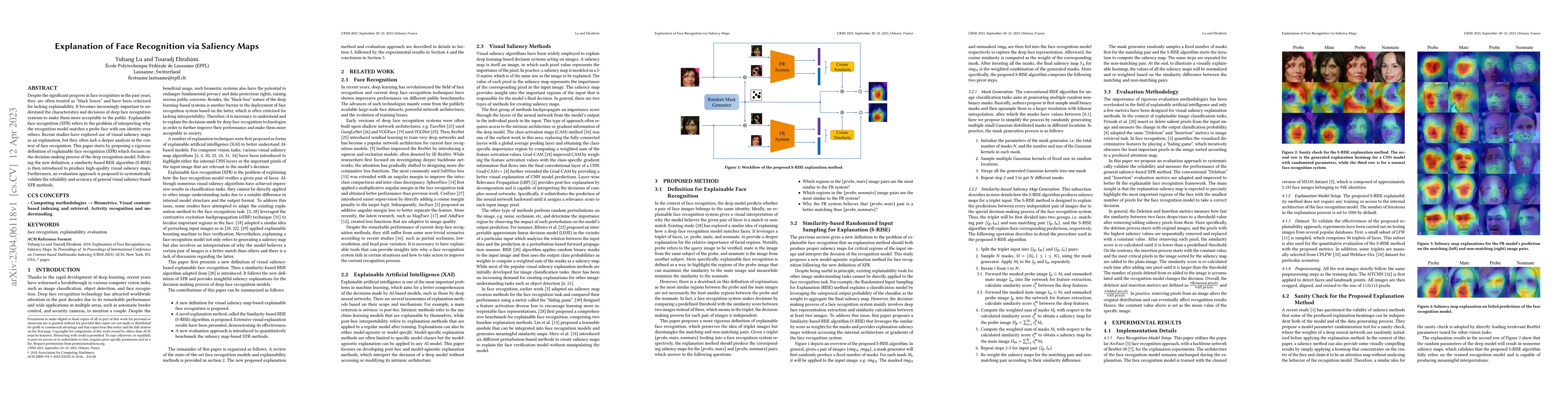 Thumbnail for Explanation of Face Recognition via Saliency Maps