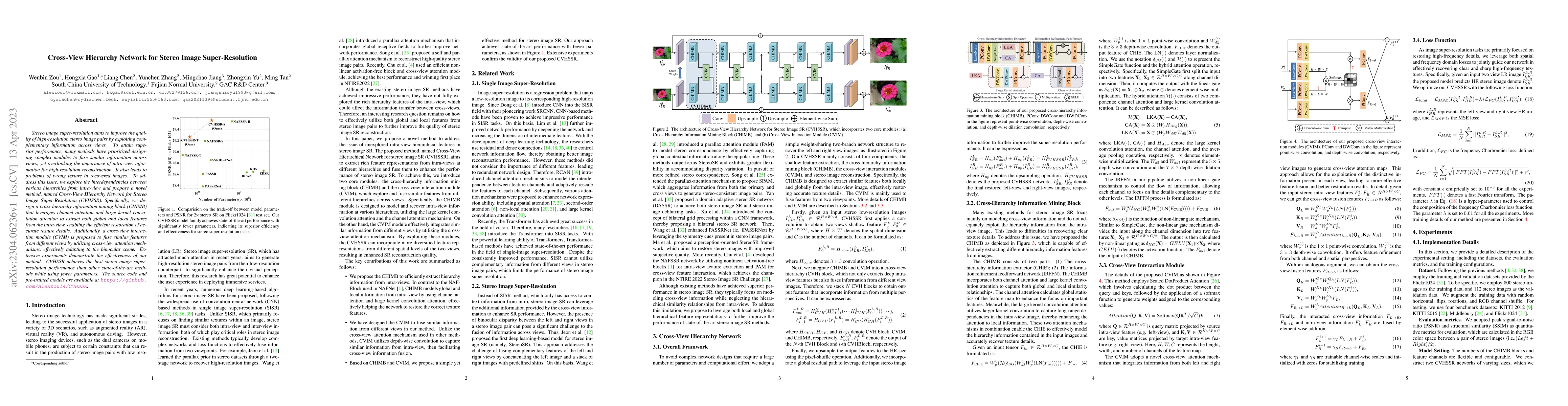 Thumbnail for Cross-View Hierarchy Network for Stereo Image Super-Resolution