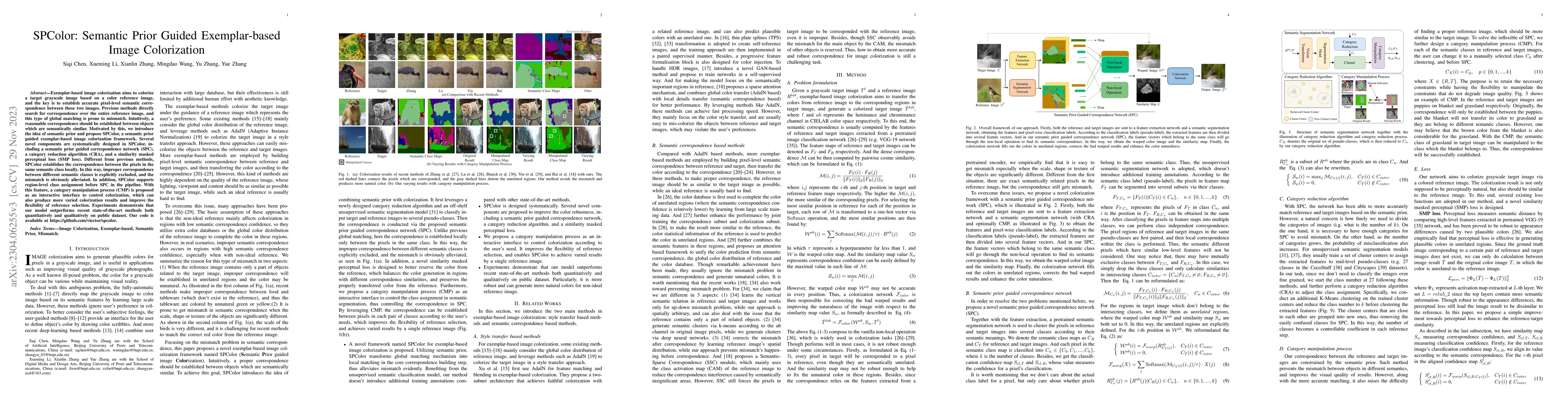 Thumbnail for SPColor: Semantic Prior Guided Exemplar-based Image Colorization