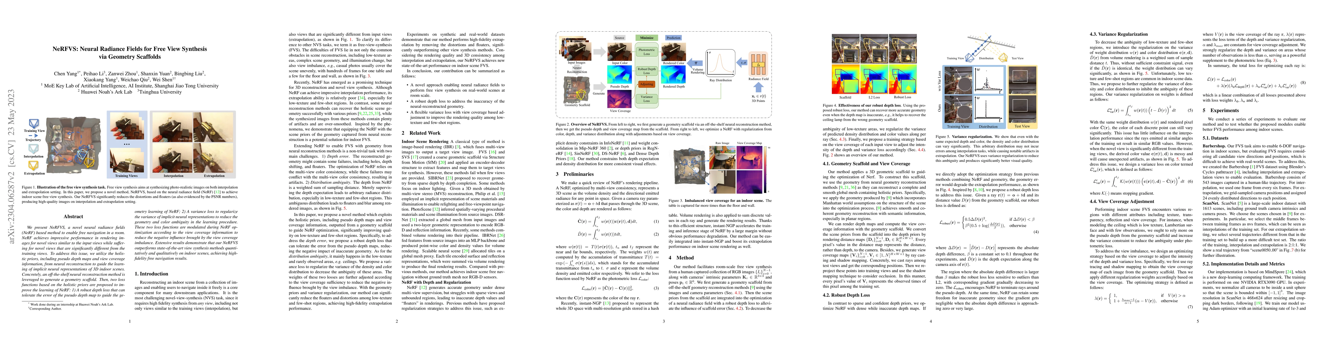 Thumbnail for NeRFVS: Neural Radiance Fields for Free View Synthesis via Geometry
  Scaffolds